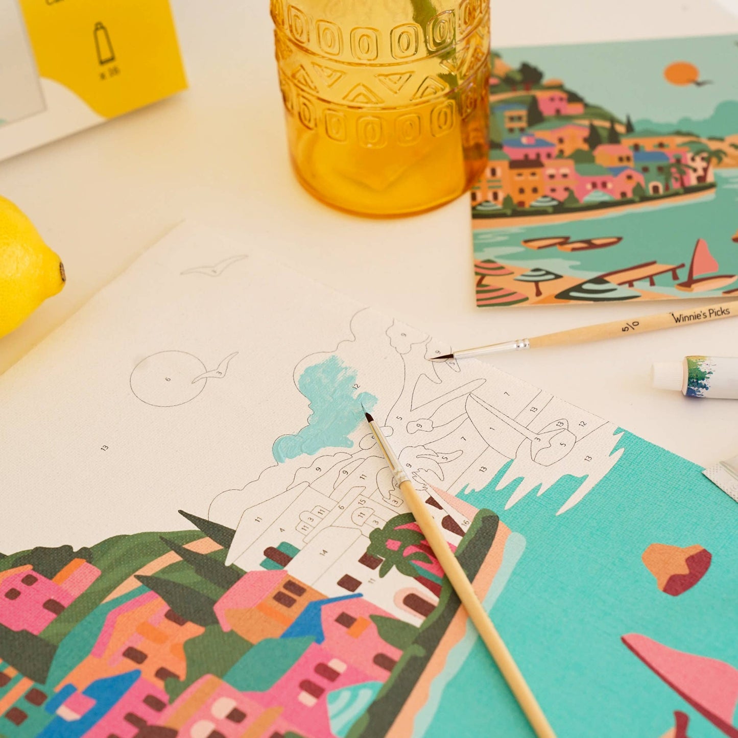 Under the Italian Sun – Tuscan Landscape Paint by Number Kit