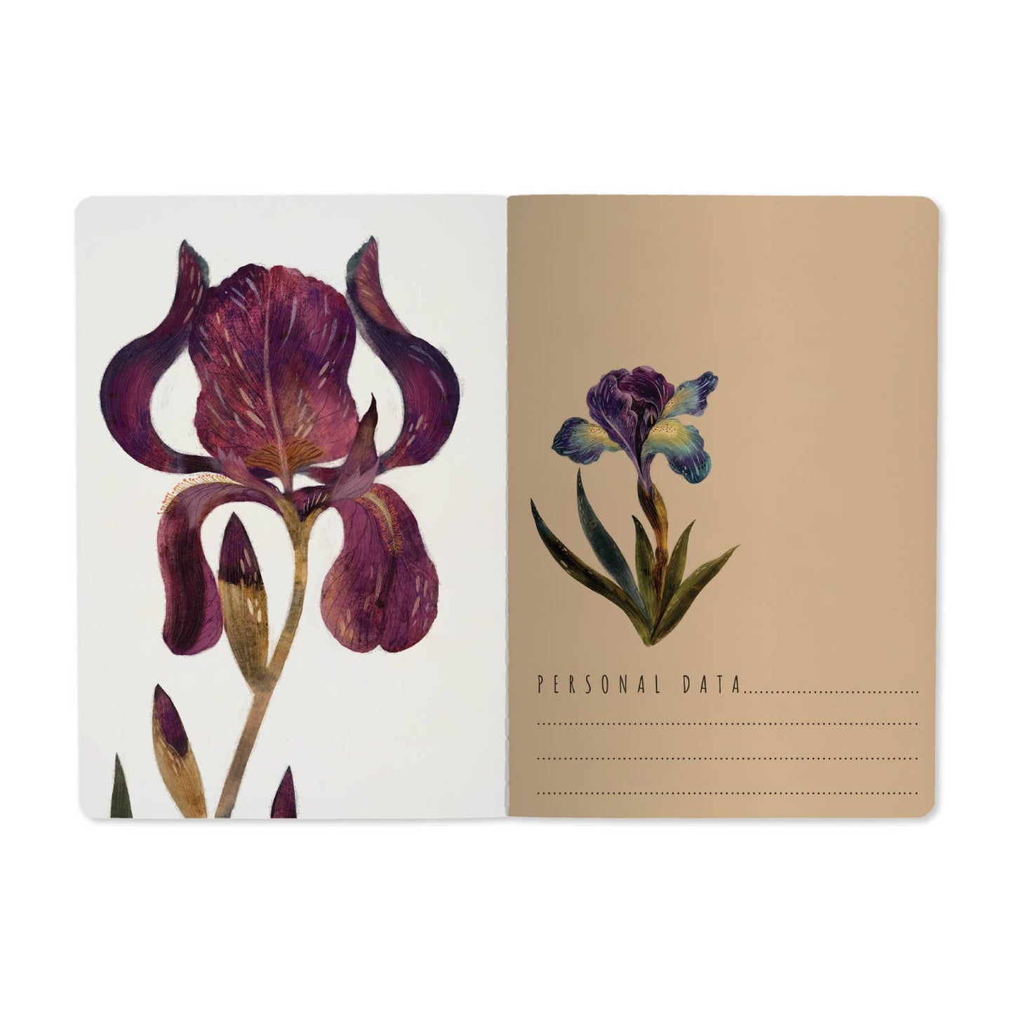 Midnight Irises Notebook