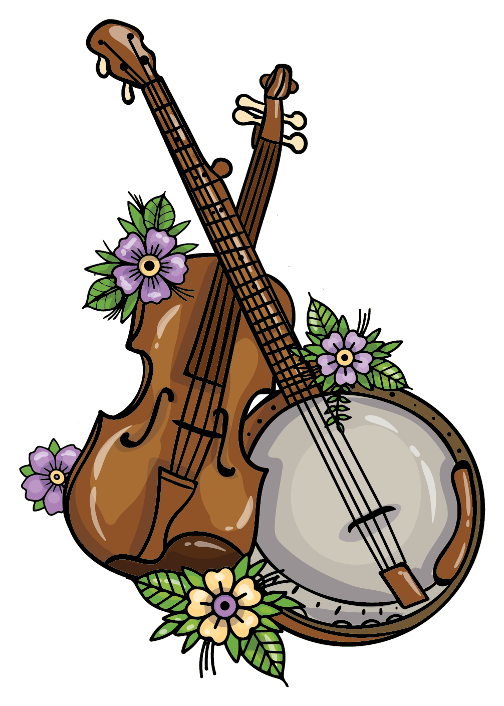Mountain Music - Sticker