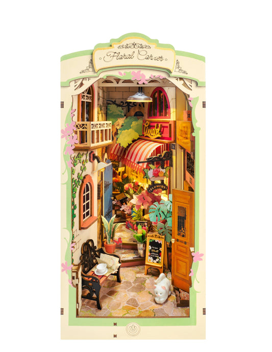 Rolife Floral Corner DIY Book Nook Kit