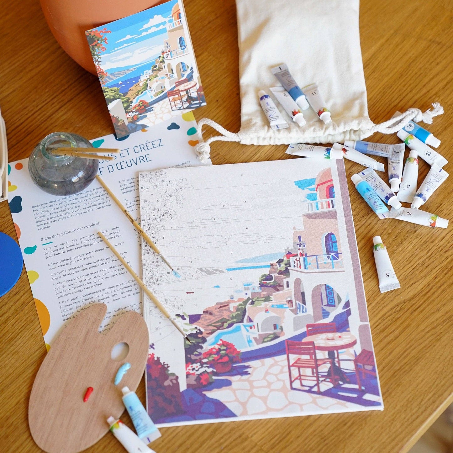 Mediterranean Villa Escape – Paint by Number Kit
