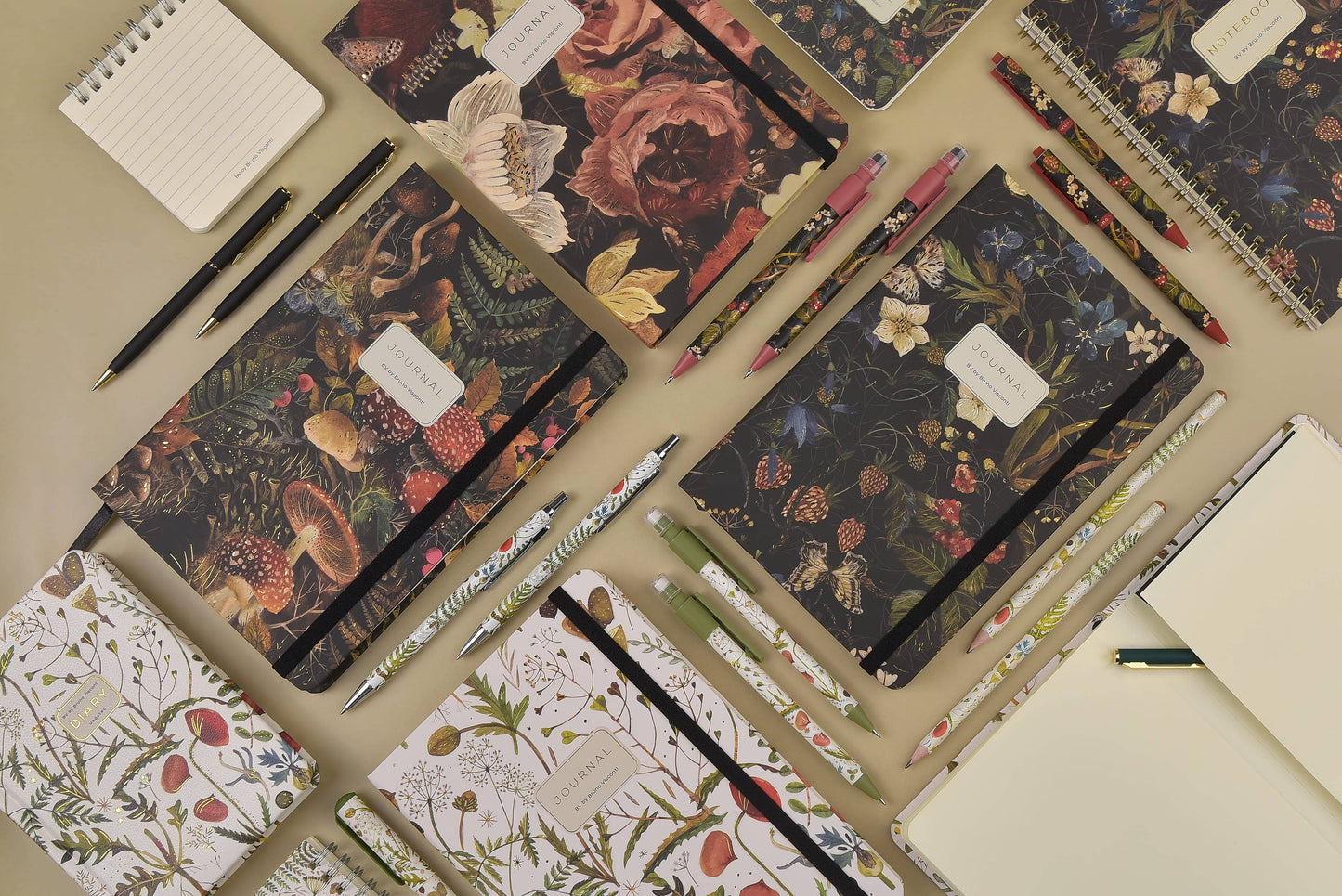 Forest Whimsy Notebook – Mushrooms & Moonlight Moments