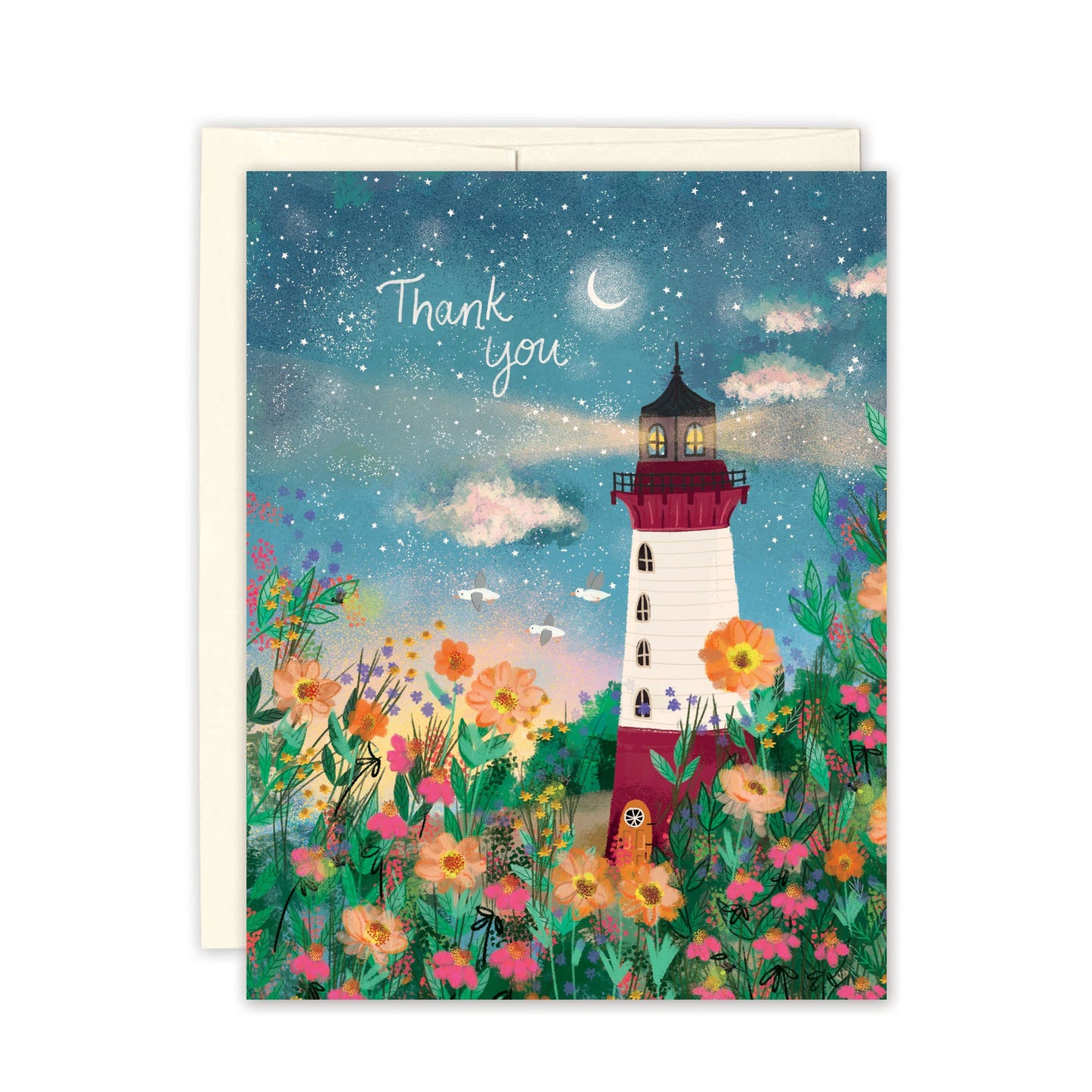 Lighthouse Thank You Boxed Notes - Set Of 10